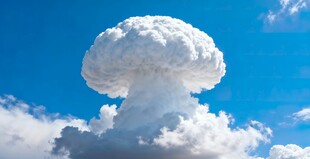 核爆炸蘑菇云壮观景象