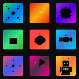 多彩创意应用图标集合