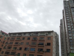 城市中的老旧居民楼