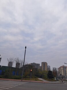 城市街道远景景观