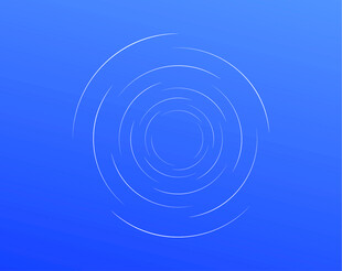 蓝色渐变圆环抽象背景图