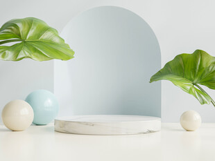 简约几何风室内装饰场景