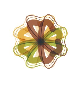 多彩抽象花朵图案设计