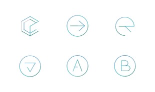 简约线条图标集合