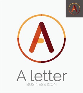 字母A标志设计