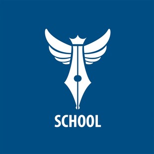学校创意标志设计