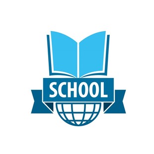 学校教育标志图标