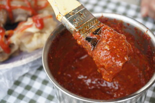 罐装美味番茄酱特写