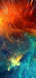 绚丽色彩爆炸抽象艺术图