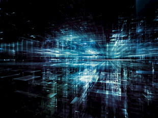 科技感十足的虚拟数字场景