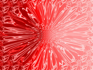 红色放射状纹理图案