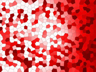 红色马赛克抽象背景图案