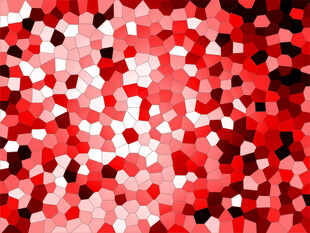 红色多边形抽象背景图案