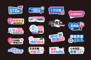 多彩创意综艺手举牌展示