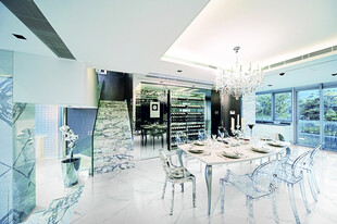 现代透明风格餐厅室内设计