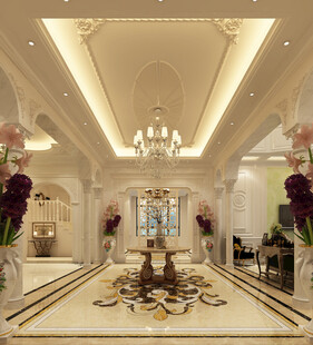 豪华欧式风格客厅设计