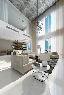 现代简约风豪华客厅空间