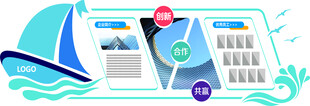 企业形象墙  文化墙 