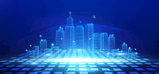 科技感城市夜景灯光效果