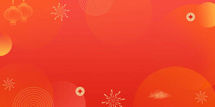 红色渐变背景装饰图案