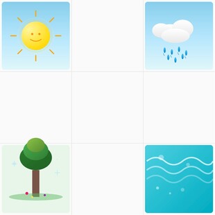 自然元素图标集