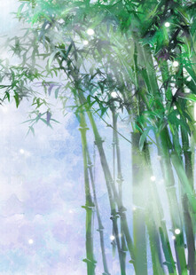 竹林清幽景