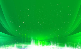 梦幻绿色舞台背景场景