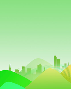 绿色城市景观清新自然风