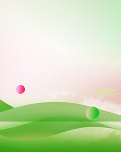 清新绿色梦幻背景画面