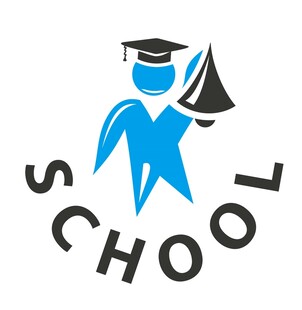 学校教育创意标志设计