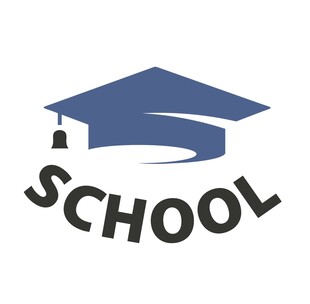 学校主题毕业帽标志设计