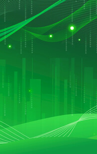 绿色动感线条抽象背景图