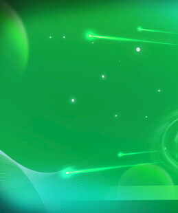 梦幻绿色科技感背景画面