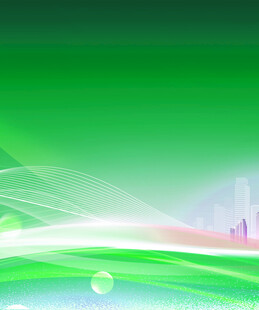 清新绿色动感线条背景图