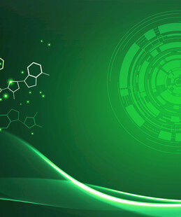 科技感绿色动态背景图