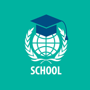 学校教育标志图案
