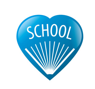 心形学校图标