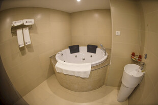 豪华室内按摩浴缸浴室