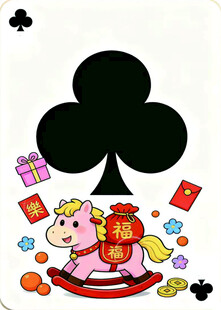 三叶草下的萌趣小马贺礼