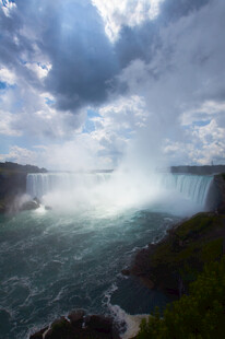 壮观的尼亚加拉大瀑布景色