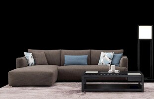 现代简约风格转角沙发组合