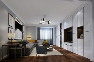 现代简约风格客厅室内设计