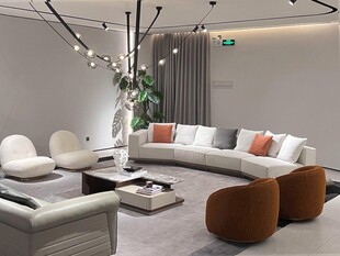 现代简约风格客厅场景