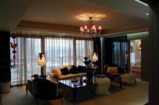 现代豪华客厅装修展示