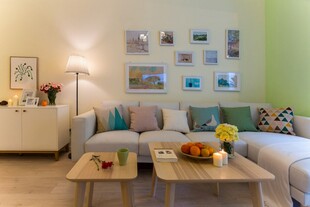 温馨简约风客厅一角