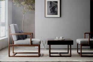 简约客厅休闲角落布置