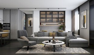 现代简约风格客厅展示