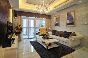 豪华现代风客厅室内场景