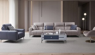 现代简约风格客厅家具展示