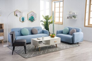 简约北欧风舒适客厅一角